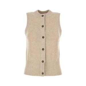 카밀라 앤 마크 여성 베이지 Stretch 텐셀 나시 니트 N2CMK1077 OATMEALMELANGE