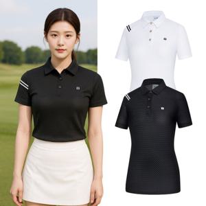 비티알 여성 골프웨어 여름 반팔 기능성 카라 티셔츠 BSC499ST7W