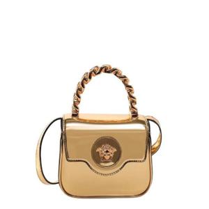 Versace Medusa 폴리시드 폴드오버 미니 토트 백 10030161A02259 1X00V TP940862365