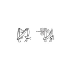 [티르리르][티르리르] 주빌리언트 튤리 실버화이트 귀걸이 TEPSVW00262S