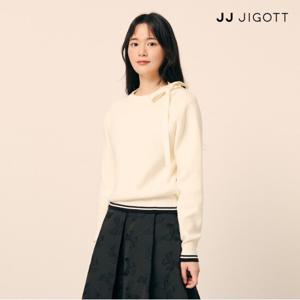 (JJ지고트) 리본 라운드넥 풀오버 니트 GP9P1PO911
