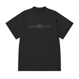 발렌시아가 787358 TQVJ4 1750 AI 로고 인사이드 아웃 남성 반팔티