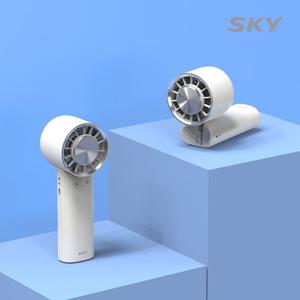 SKY 스카이 급속 냉각 휴대용 미니 손 선풍기+스트랩 W11