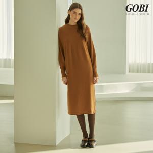 [역시즌 최저가][런칭가399000원]고비(GOBI) 캐시미어 100 홀가먼트 원피스