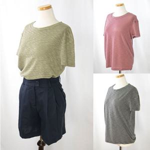 BREAL 여성 반팔 슬리브 심플 기본티 티셔츠 55 66
