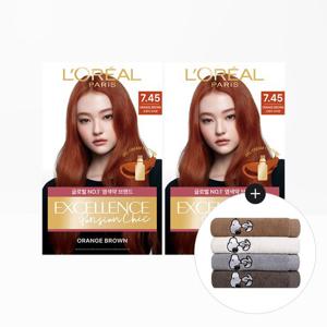 [로레알파리]엑셀랑스 파리지앵 시크 염모제 1+1+스누피 타올 1장(랜덤)