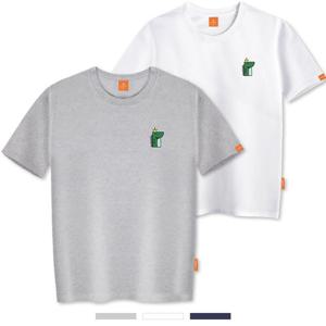 엘라모 공룡 반팔 티셔츠 남녀공용 빅사이즈 S~4XL