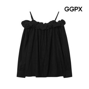 [GGPX]프릴 오프숄더 블라우스 (GP4SH016F)