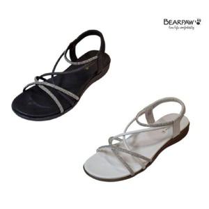 갤러리아_베어파우 여성 쿠션  큐빅 스트랩 샌들 K2994RB-W:TAIGA 2컬러 3cm