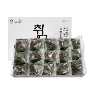 [푸드맛남] 강원도 정선 수리취 찹쌀떡 1.5kg 30개 (선물포장)