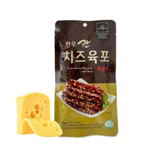[칸육포] 수제 한우 치즈 육포 30g x 10팩