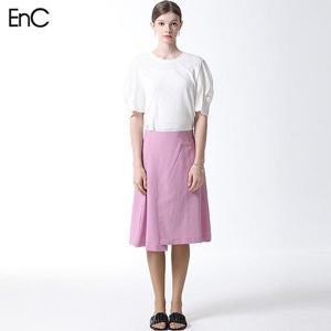 [이엔씨][EnC] 밑트임 플레어 스커트 (택가격 179000원)