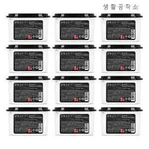 [생활공작소] 숯 제습제 520ml x 12개 (습기제거/곰팡이방지)