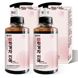 [조은약초] 더 편한 헛개차 진액 560g x 2박스구성(총 1120g)