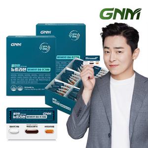 [한판에 비타민+칼슘+루테인+알티지오메가3] GNM 올인원 뉴트리션 멀티비타민 칼슘 마그네슘 2박스