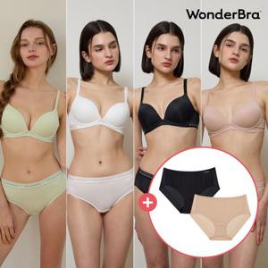 [Wonderbra] 푸쉬업 밴드 노와이어 브라팬티 8종세트+팬티2종 WBW5M01020304_PS2