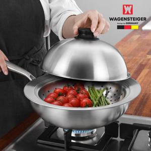 바겐 스텐 돔 스티머 찜기 찜솥 찜냄비 24-28cm