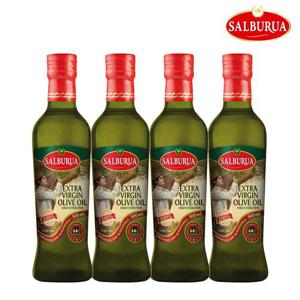 [살부루아] 스페인 엑스트라버진 냉압착 올리브유 500ml 4병