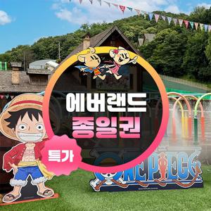 [슈퍼트립] 용인 에버랜드 종일이용권 단독 프로모션, 이용기간 최대 8월 31일까지, 대인&소인 공통혜택