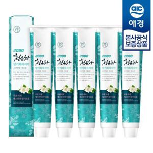 (현대Hmall) [애경] 2080 청은차 향기화차 치약 190g x5개