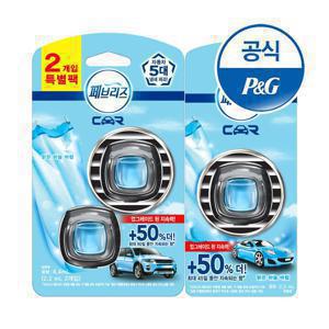 [APP전용] [포토리뷰2000P] 페브리즈 공기탈취제 차량용2.2ml(2+1) / 3개비치형 6.3ml 3개(2+1)/ 공기탈취제 에어165g 3개