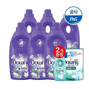 다우니 탈취파워 섬유유연제 베이스 릴리 향 1Lx6+200ml 2개[S603*2]