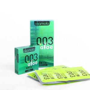 오카모토 003 aloe 10p 제로제로쓰리 알로에 콘돔 콘돔모아