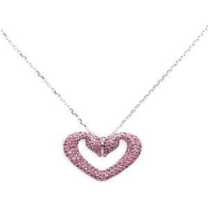 25 SS 스와로브스키 Una heart charm necklace TP425327948