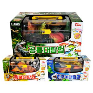 곤충 거미 티라노사우르스 공룡 해양생물 대탐험 장난감 세트 피규어 모형 완구 5종