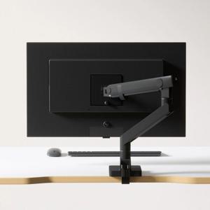 모니터암 거치대 베사홀 싱글 클래식 모니터암 블랙