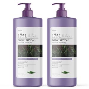 1+1 티트리 로즈마리 바디로션 1500ml 대용량 퍼퓸 고보습 바디크림 시어버터 함유