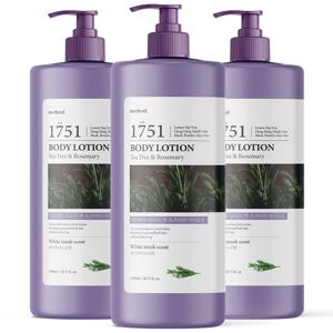 1+1+1 티트리 로즈마리 바디로션 1500ml 대용량 퍼퓸 고보습 바디크림 시어버터 함유