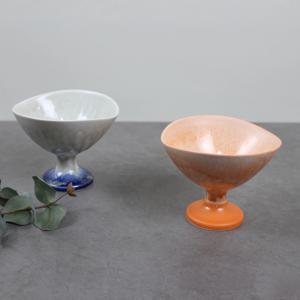 도자기 보울 팥빙수그릇 삼각 디저트/스프/요거트 볼