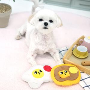 강아지 장난감 브런치토이 계란후라이 팬케이크 노즈워크