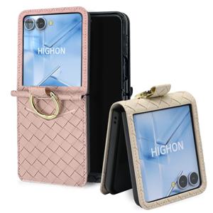 갤럭시 Z플립7 케이스 가죽 카드수납 패턴 다이어리