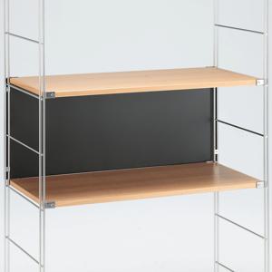 SUS 스틸 유닛 선반 부속 백패널 다크그레이  S / L  (84cm)