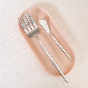 플리비체 국산 스텐304 잼나이프 네발포크 2종 세트 (네발포크+잼나이프)