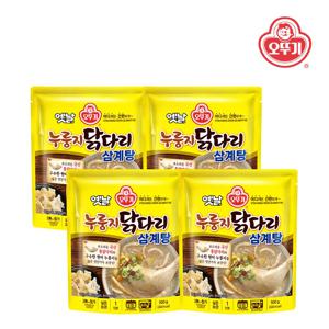 옛날 누룽지 닭다리 삼계탕 500g*4개