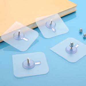 무타공 접착식후크 (6mm/11mm) 무타공나사 대리석 타일 화장실 선반 고정 나사벽걸이