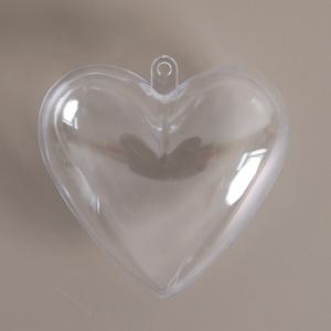 아크릴 케이스 투명 하트 소 6.5cm (4개입) 캡슐 장식 소품 만들기