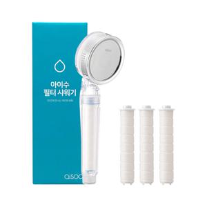 샤워기 필터 헤드 녹물 4중 본품세트+리필1box