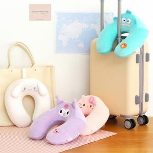 산리오 메모리폼 목베개 시나모롤 헬로키티 쿠로미 한교동 트레블 기내용 여행용 비행기 휴대용