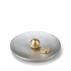 노사쿠 인센스 볼세트 라운드-브라스&주석Nousaku Incense Bowl