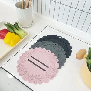 미르 도일리 실리콘 인덕션 보호 매트 두꺼운 3T 22cm 3컬러 택1