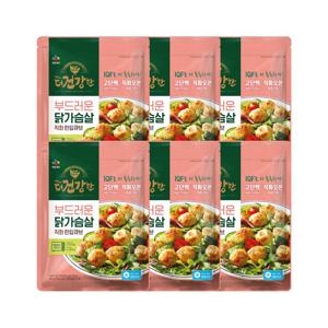 The더건강한 닭가슴살 한입큐브(냉동) 400g x6개