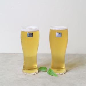 1+1 도요사사키 395ml 우스하리 강화유리 일본 얇은 맥주잔 우스하리잔 하이볼잔