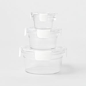 클리어 보존용기 원형 3 SIZE