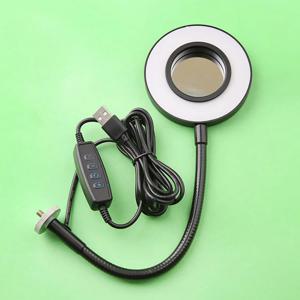 밝기 조절 3.5인치 미니 링라이트 조명 뷰티 방송 촬영 LED 스탠드 링조명