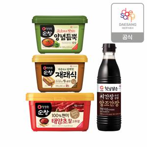 청정원 순창 현미 찰고추장 2kg+ 재래식生된장 500g 외 2종 골라담기