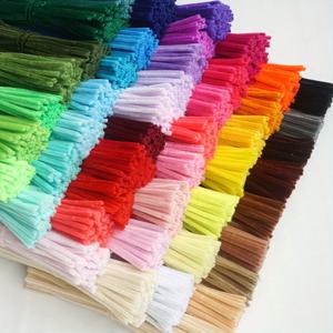 TEMU 240개 짜리 수공예 파이프 클리너 세트, 48가지 색상의 플라스틱 유연한 타이, DIY 프로젝트, 꽃다발 및 선물용